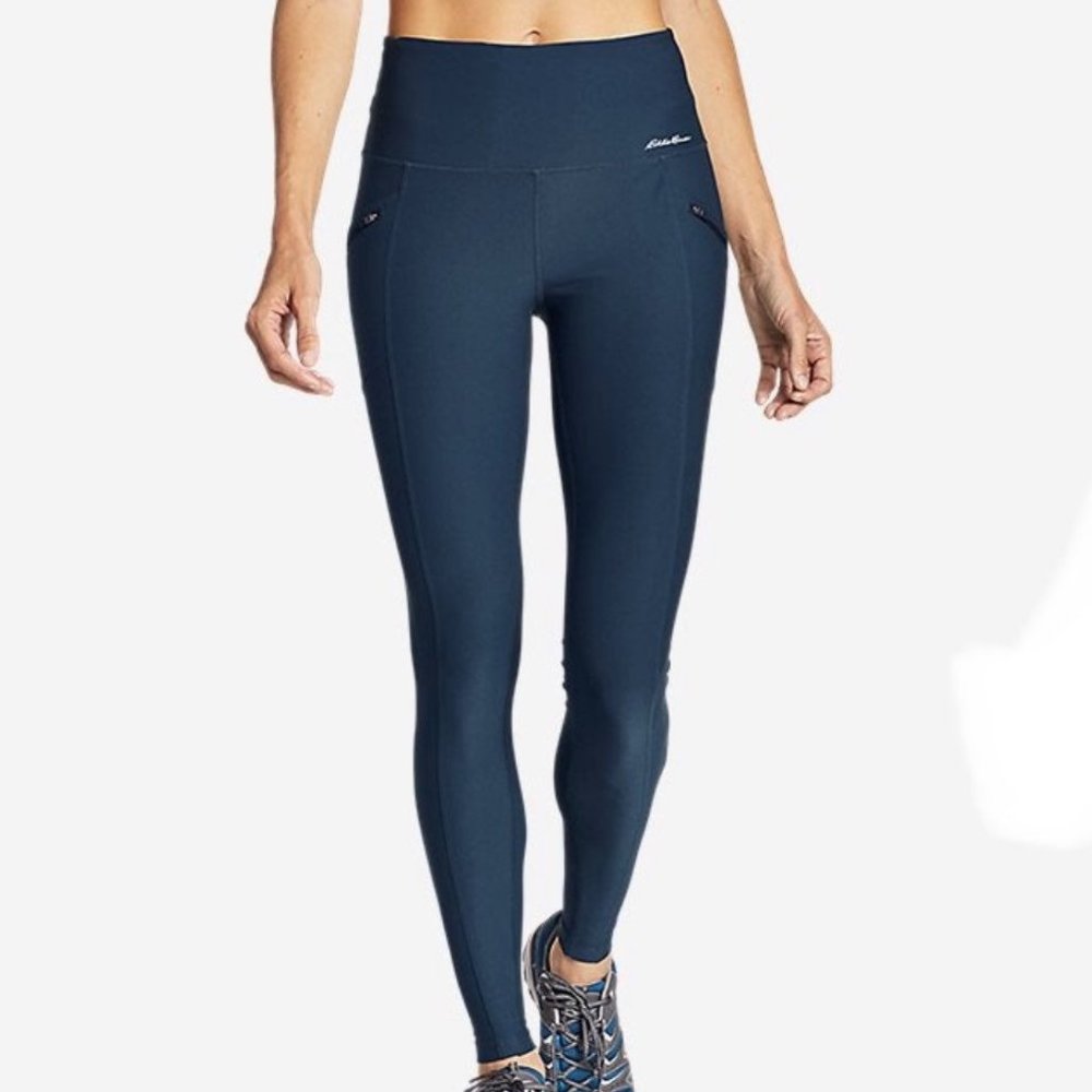Eddie Bauer Women's Trail Tights - Sz M, Indigo